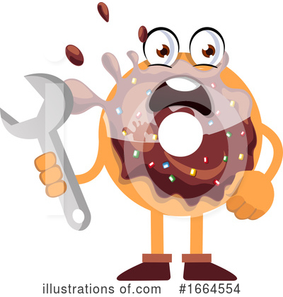 Donut Clipart #1664554 by Morphart Creations