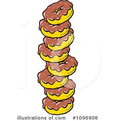 Donut Clipart #1096906 by Johnny Sajem
