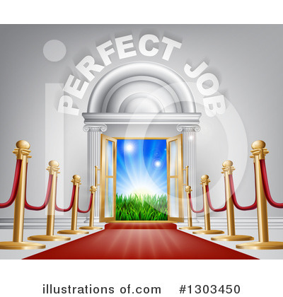 Royalty-Free (RF) Door Clipart Illustration by AtStockIllustration - Stock Sample #1303450