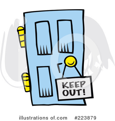 Door Sign Clipart #223879 by Johnny Sajem