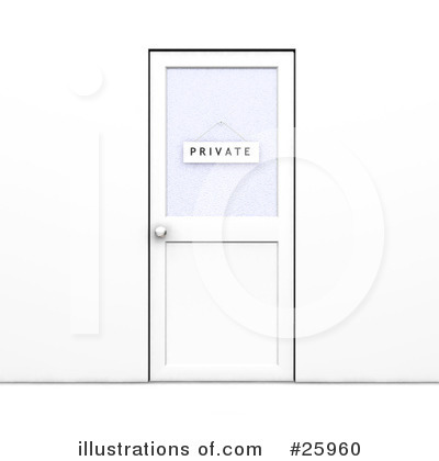 Royalty-Free (RF) Door Clipart Illustration by KJ Pargeter - Stock Sample #25960