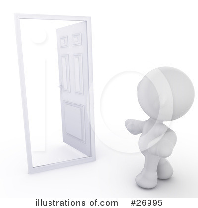 Doors Clipart #26995 by Leo Blanchette