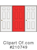 Doors Clipart #210749 by Arena Creative