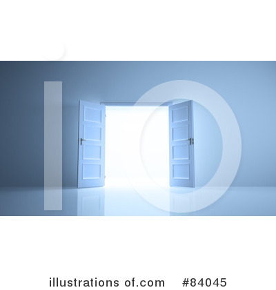 Royalty-Free (RF) Doors Clipart Illustration by Mopic - Stock Sample #84045