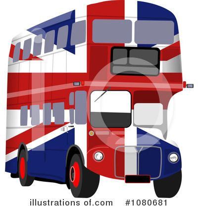 Royalty-Free (RF) Double Decker Clipart Illustration by Prawny - Stock Sample #1080681