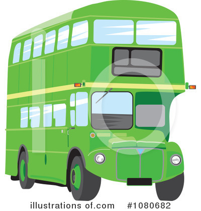 Royalty-Free (RF) Double Decker Clipart Illustration by Prawny - Stock Sample #1080682
