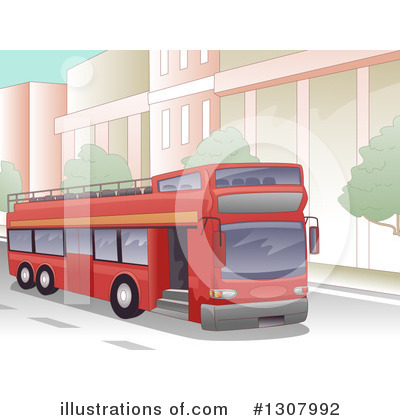 Tour Bus Clipart #1307992 by BNP Design Studio