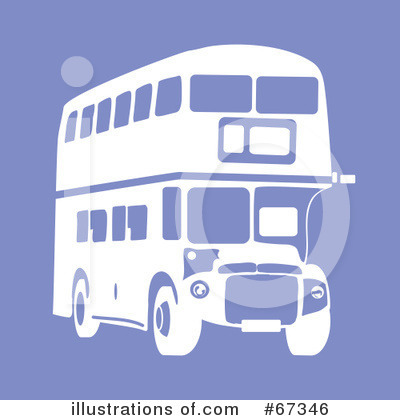 Royalty-Free (RF) Double Decker Clipart Illustration by Prawny - Stock Sample #67346