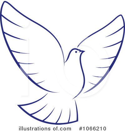 Royalty-Free (RF) Dove Clipart Illustration by Vector Tradition SM - Stock Sample #1066210