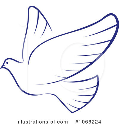 Royalty-Free (RF) Dove Clipart Illustration by Vector Tradition SM - Stock Sample #1066224