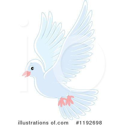 Royalty-Free (RF) Dove Clipart Illustration by Alex Bannykh - Stock Sample #1192698