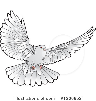Doves Clipart #1200852 by Lal Perera