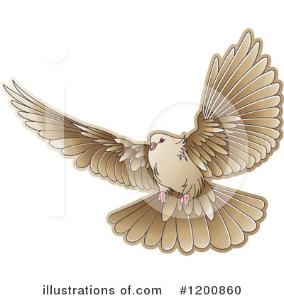 Royalty-Free (RF) Dove Clipart Illustration by Lal Perera - Stock Sample #1200860