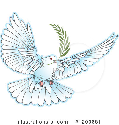Dove Clipart #1200861 by Lal Perera