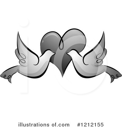 Royalty-Free (RF) Dove Clipart Illustration by BNP Design Studio - Stock Sample #1212155