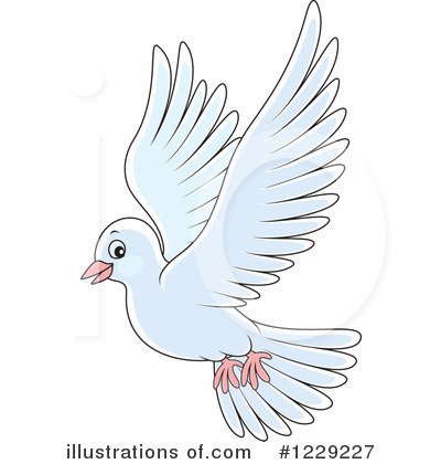 Royalty-Free (RF) Dove Clipart Illustration by Alex Bannykh - Stock Sample #1229227