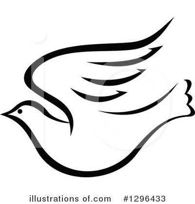 Royalty-Free (RF) Dove Clipart Illustration by Vector Tradition SM - Stock Sample #1296433