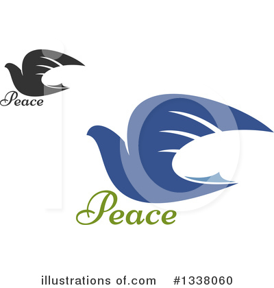 Royalty-Free (RF) Dove Clipart Illustration by Vector Tradition SM - Stock Sample #1338060