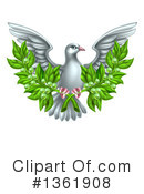 Dove Clipart #1361908 by AtStockIllustration