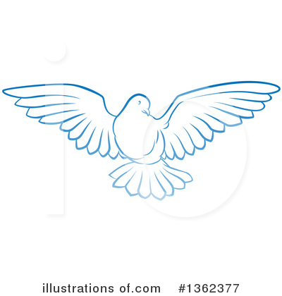 Royalty-Free (RF) Dove Clipart Illustration by AtStockIllustration - Stock Sample #1362377