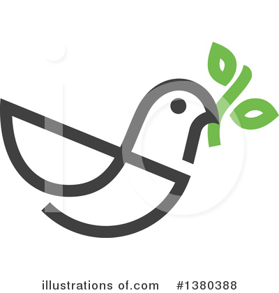 Royalty-Free (RF) Dove Clipart Illustration by elena - Stock Sample #1380388