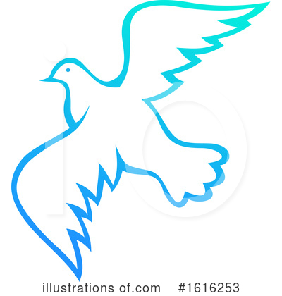 Doves Clipart #1616253 by Vector Tradition SM