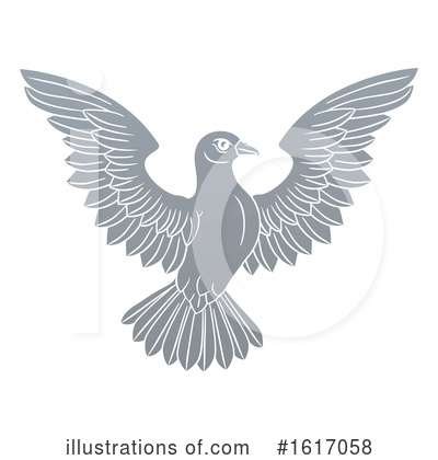 Royalty-Free (RF) Dove Clipart Illustration by AtStockIllustration - Stock Sample #1617058