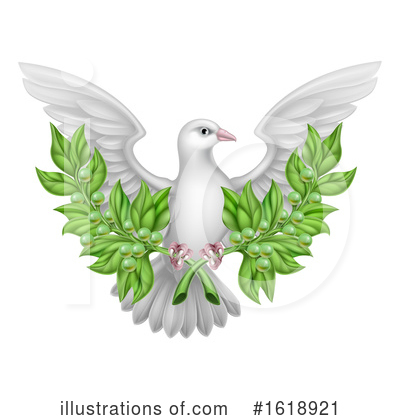Royalty-Free (RF) Dove Clipart Illustration by AtStockIllustration - Stock Sample #1618921