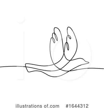 Royalty-Free (RF) Dove Clipart Illustration by patrimonio - Stock Sample #1644312