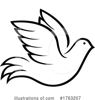 Dove Clipart #1763207 by Vector Tradition SM