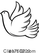 Dove Clipart #1763209 by Vector Tradition SM