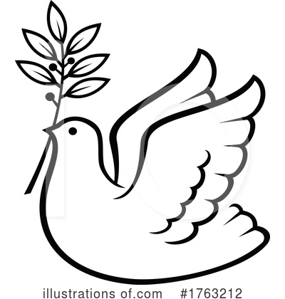 Doves Clipart #1763212 by Vector Tradition SM