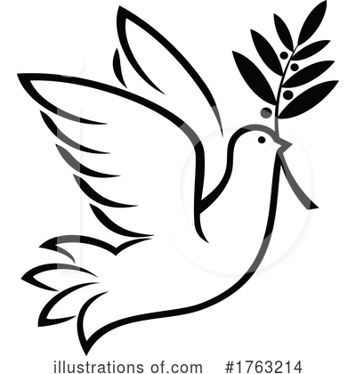 Dove Clipart #1763214 by Vector Tradition SM