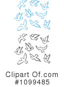 Doves Clipart #1099485 by Vector Tradition SM