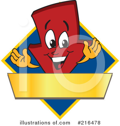 Down Arrow Mascot Clipart #216478 by Toons4Biz