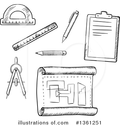 Clipboard Clipart #1361251 by Vector Tradition SM