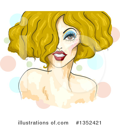 Royalty-Free (RF) Drag Queen Clipart Illustration by BNP Design Studio - Stock Sample #1352421