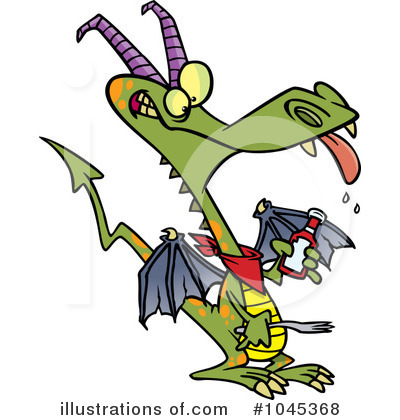 Dragon Clipart #1045368 by toonaday