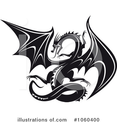 Royalty-Free (RF) Dragon Clipart Illustration by Vector Tradition SM - Stock Sample #1060400