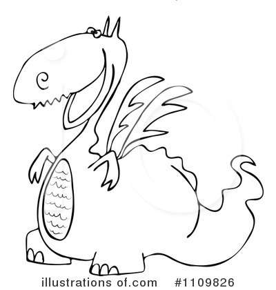 Royalty-Free (RF) Dragon Clipart Illustration by djart - Stock Sample #1109826
