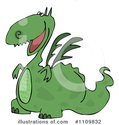 Royalty-Free (RF) Dragon Clipart Illustration by djart - Stock Sample #1109832