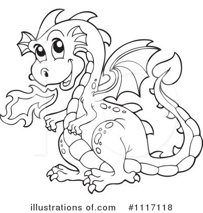Royalty-Free (RF) Dragon Clipart Illustration by visekart - Stock Sample #1117118