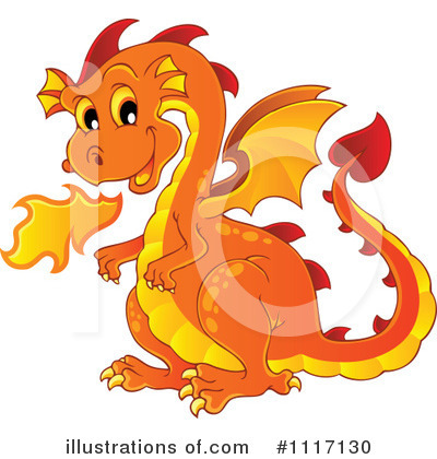 Royalty-Free (RF) Dragon Clipart Illustration by visekart - Stock Sample #1117130