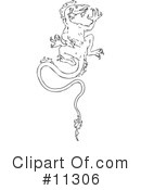 Dragon Clipart #11306 by AtStockIllustration