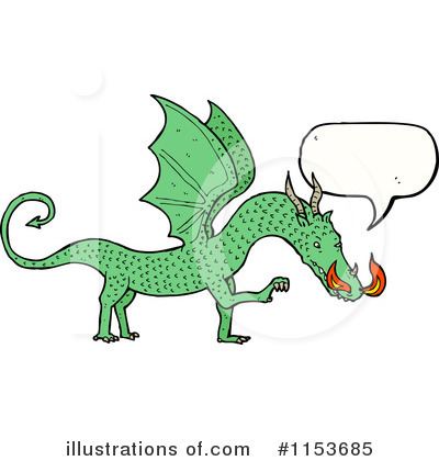 Royalty-Free (RF) Dragon Clipart Illustration by lineartestpilot - Stock Sample #1153685