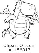 Dragon Clipart #1156317 by Cory Thoman