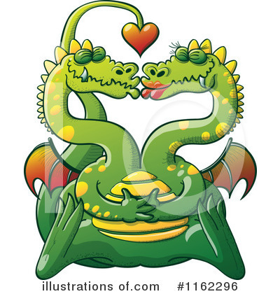 Royalty-Free (RF) Dragon Clipart Illustration by Zooco - Stock Sample #1162296