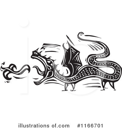 Royalty-Free (RF) Dragon Clipart Illustration by xunantunich - Stock Sample #1166701