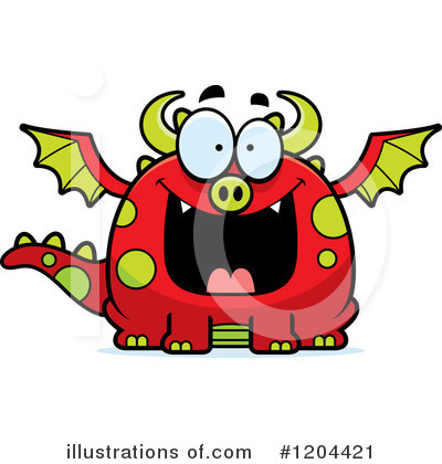 Dragons Clipart #1204421 by Cory Thoman
