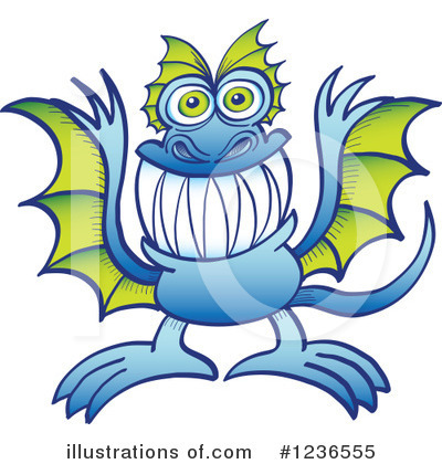 Royalty-Free (RF) Dragon Clipart Illustration by Zooco - Stock Sample #1236555